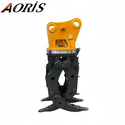 20T 굴삭기용 360도 회전 유압 로그 그래플